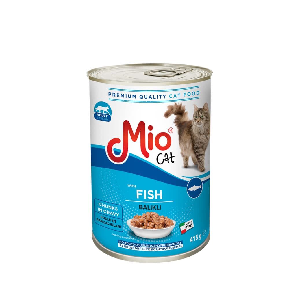 Yaş Mama - Mio 415 gr Kedi - Balıklı