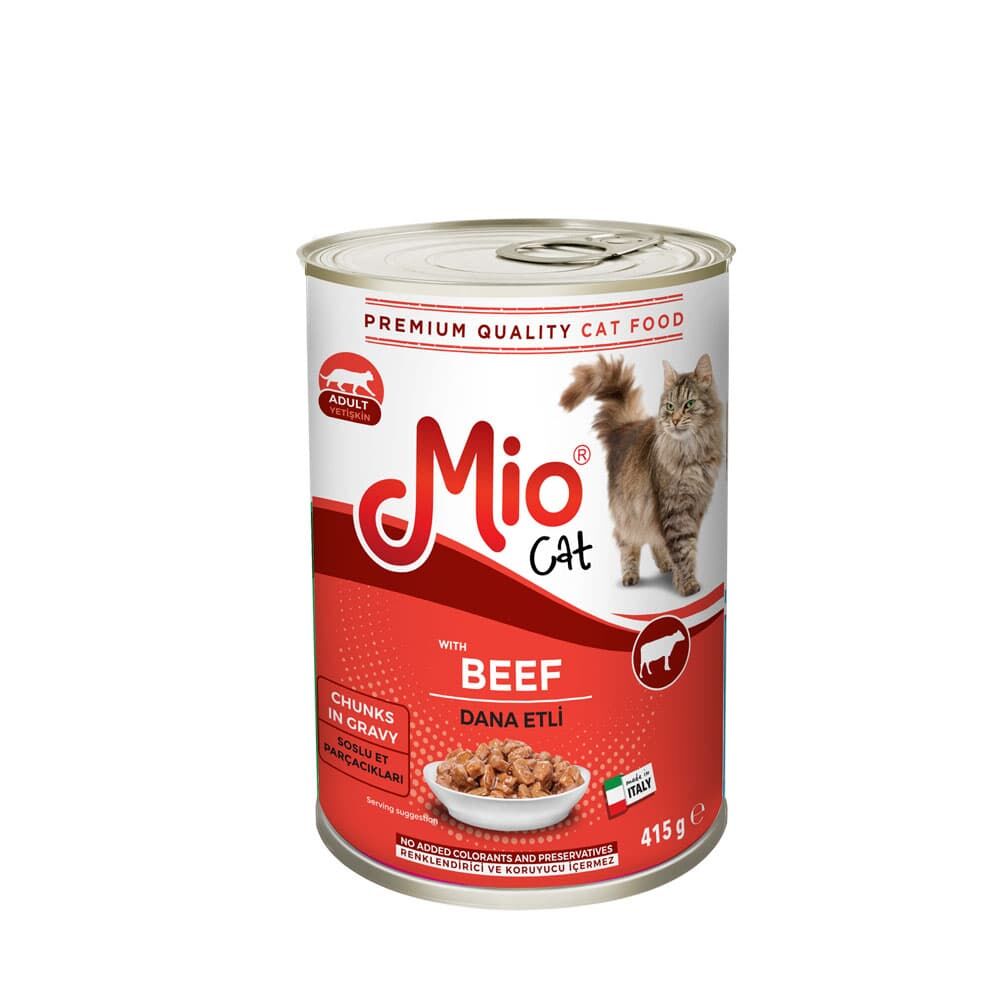 Yaş Mama - Mio 415 gr Kedi - Dana Etli