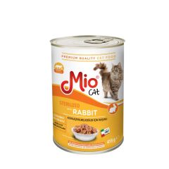 Yaş Mama - Mio 415 gr Kedi - Sterilize/Tavşanlı