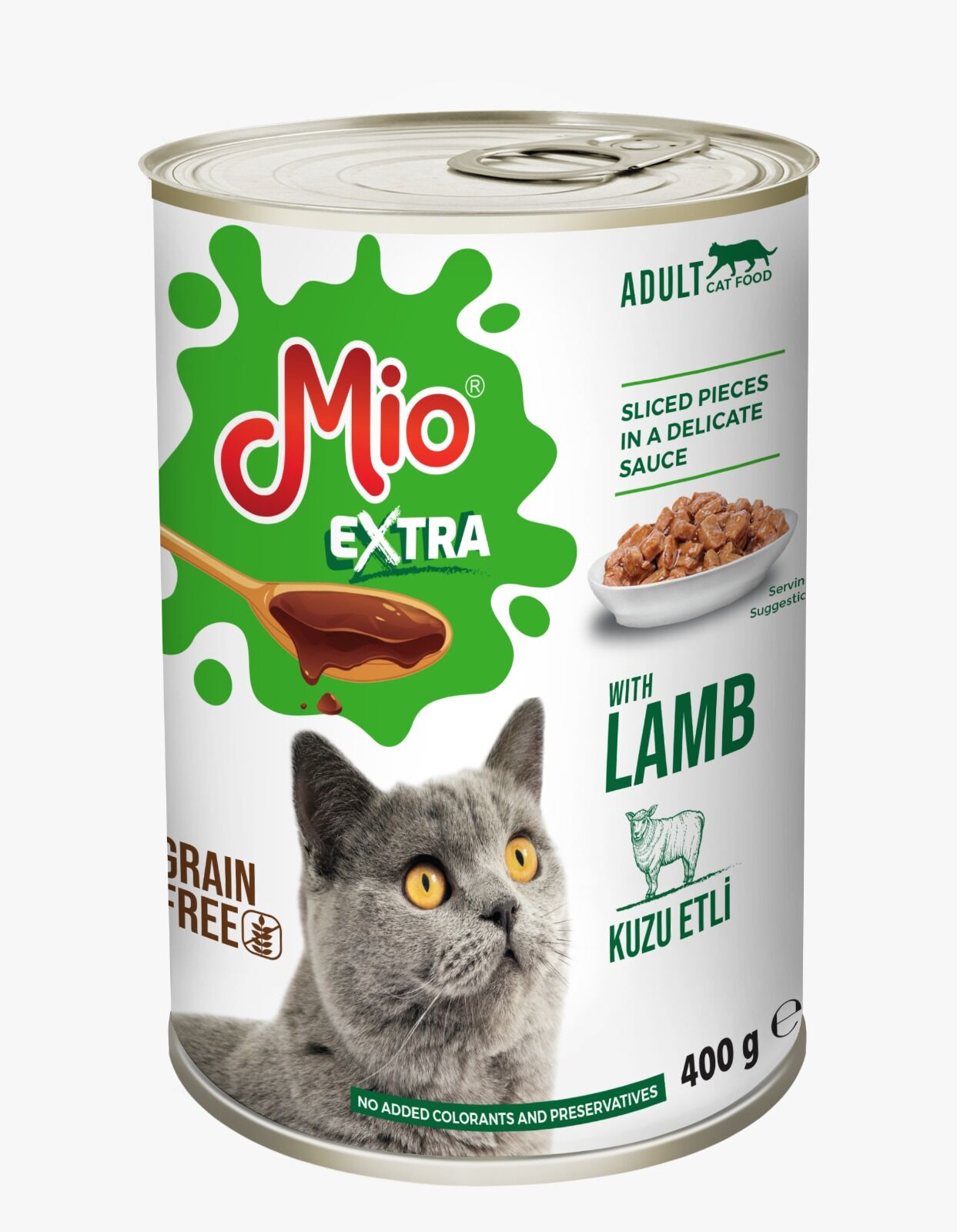 Yaş Mama - Mio Extra 400 gr Kedi - Kuzu